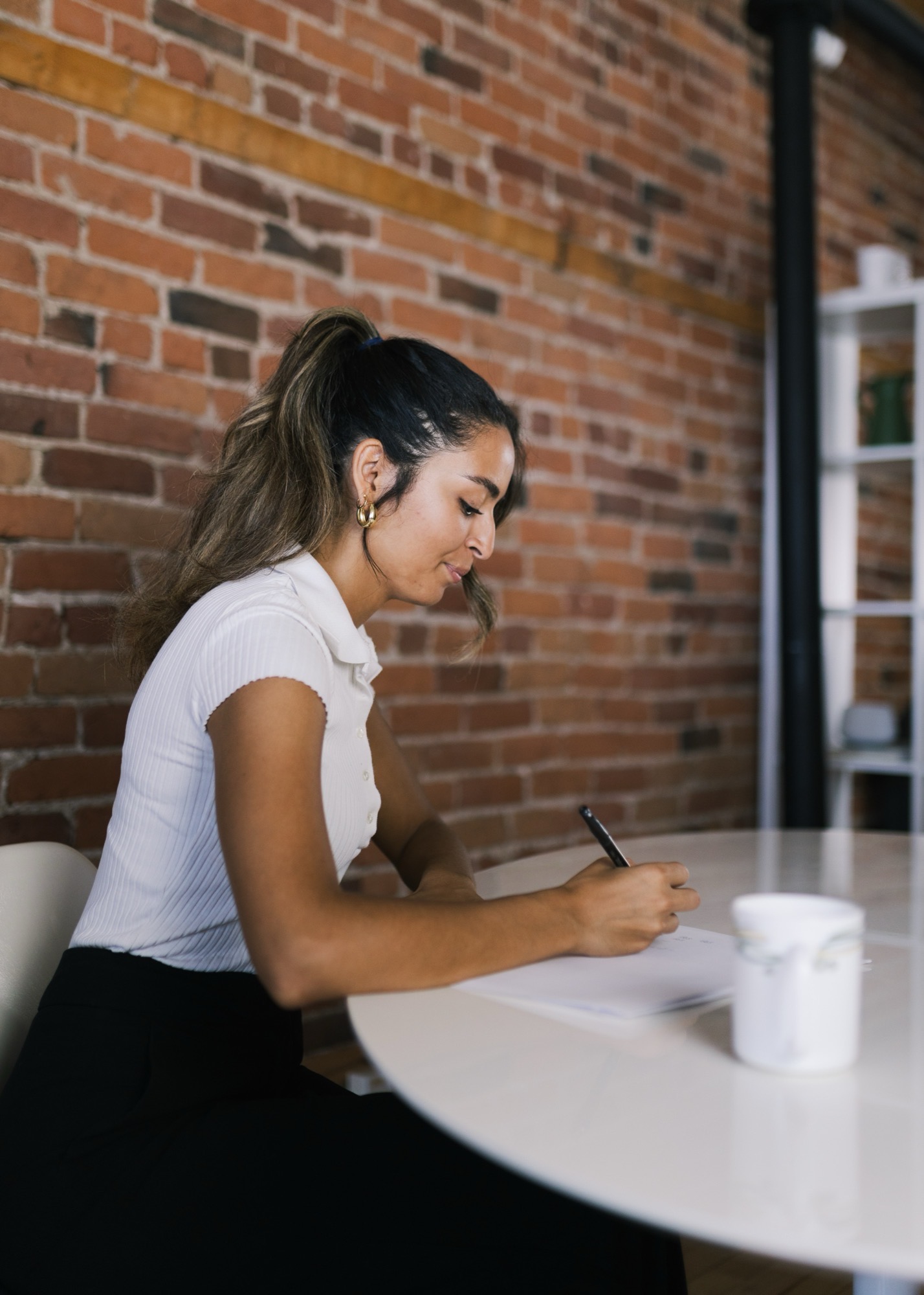 An executive at work