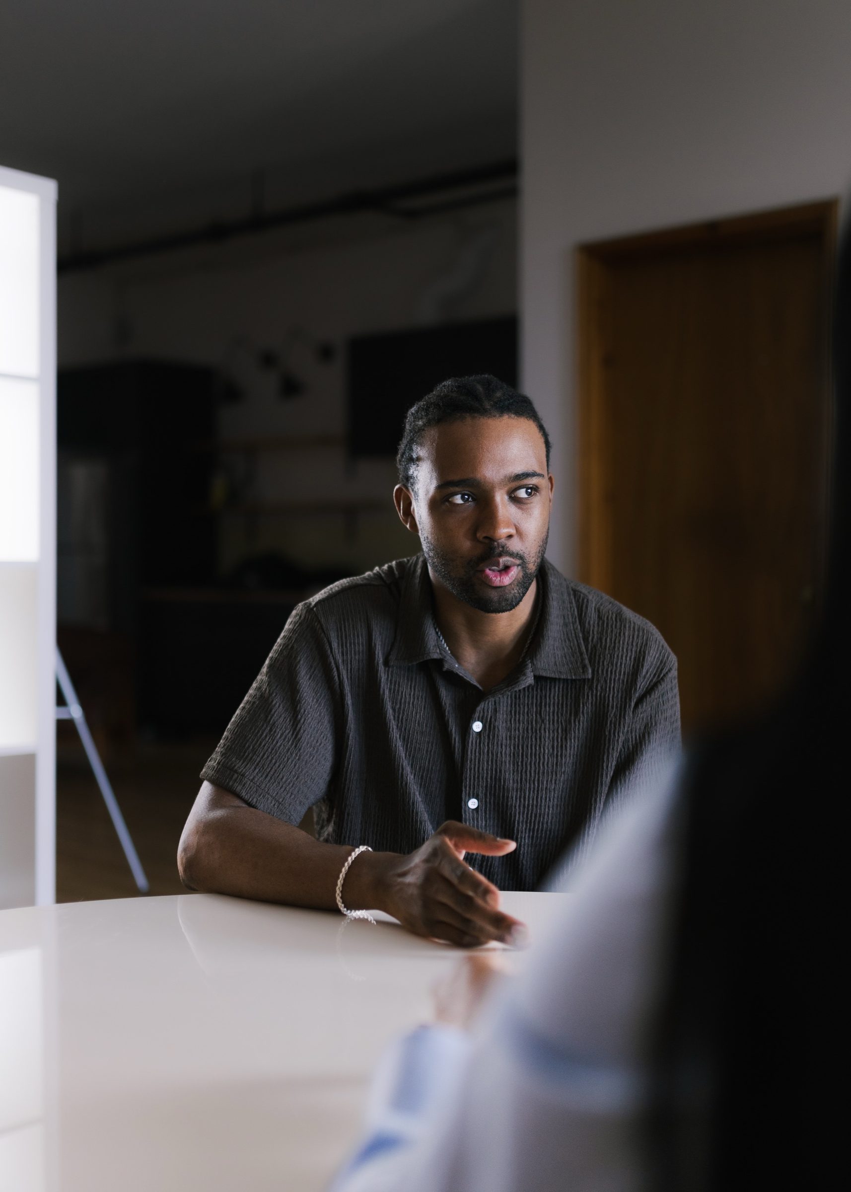 Leader en conversation, moment de coaching